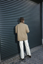 Load image into Gallery viewer, Oversized Boyfriend Blazer - Beige