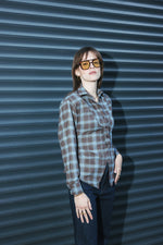 Load image into Gallery viewer, Plaid Tie-Back Shirt
