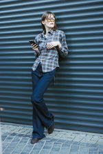 Load image into Gallery viewer, Plaid Tie-Back Shirt