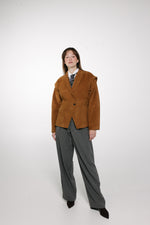 Load image into Gallery viewer, Tailored Faux Suede Blazer