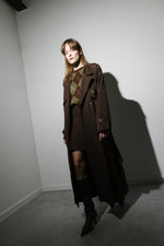 Load image into Gallery viewer, Long Extra-Oversized Trench Coat
