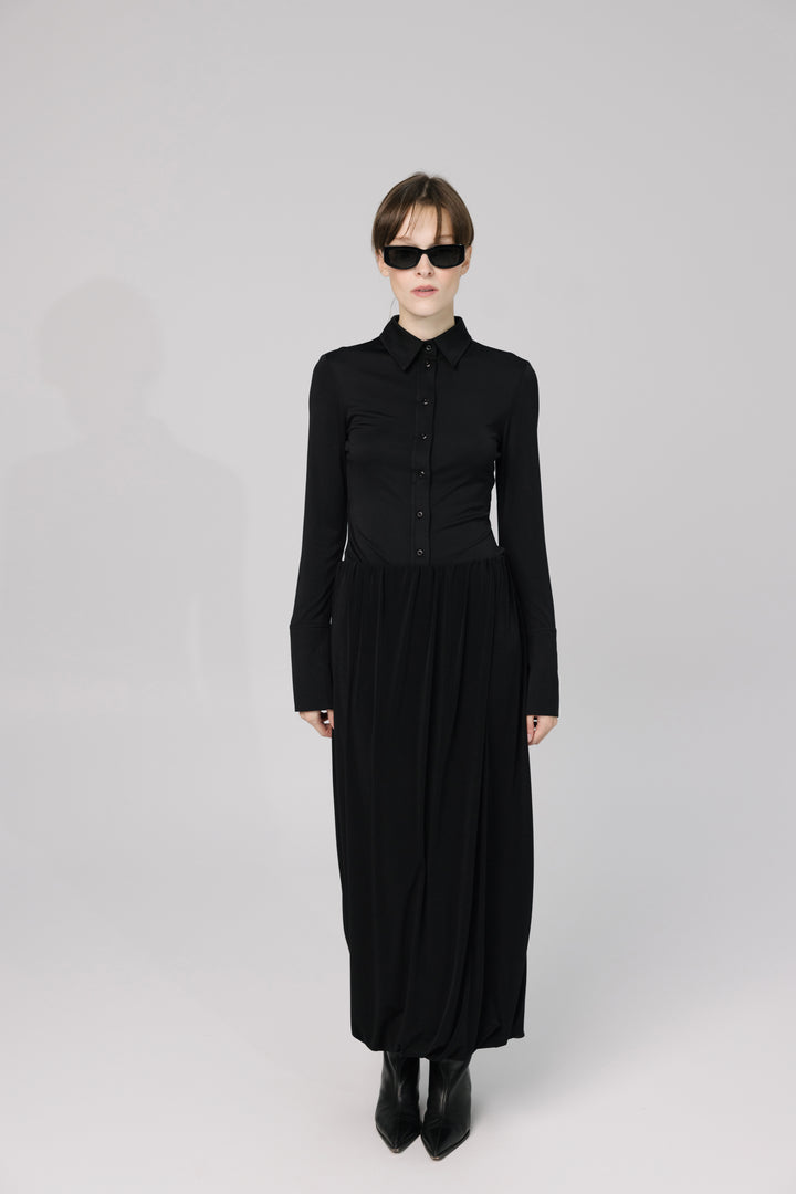 Blouse with Open Back Detail