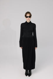 Blouse with Open Back Detail