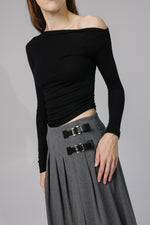 Load image into Gallery viewer, Midi Skirt with Side Slit