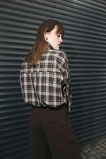 Load image into Gallery viewer, Wide-Leg Tencel Trousers – Brown