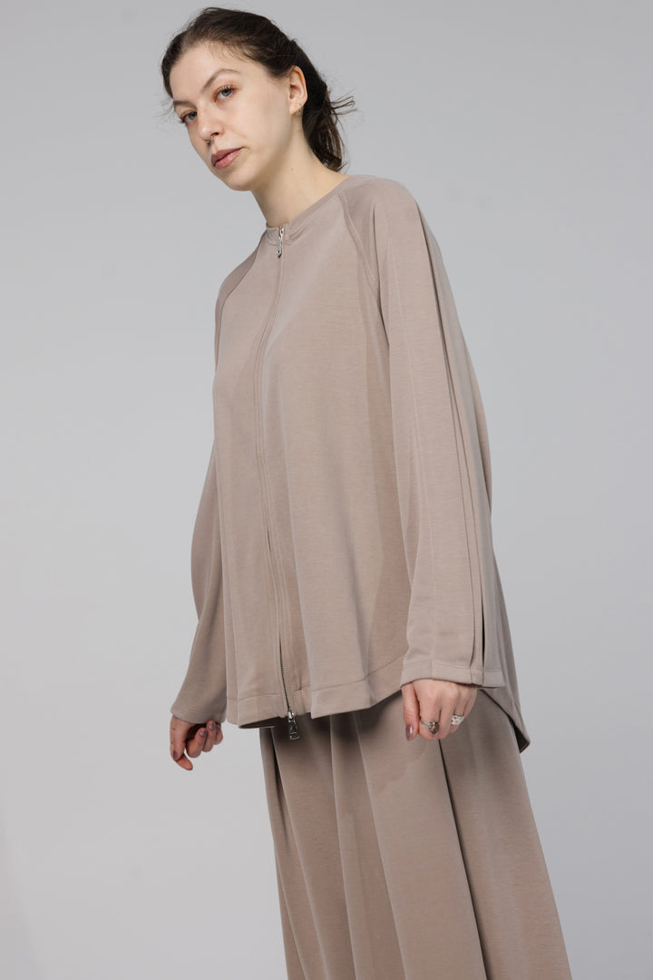 Zipped Modal Set – Beige