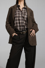 Load image into Gallery viewer, Velvet Oversized Blazer
