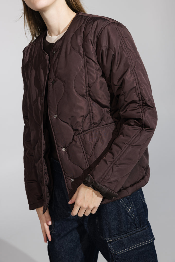 Brown Quilted Jacket