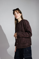 Load image into Gallery viewer, Brown Quilted Jacket