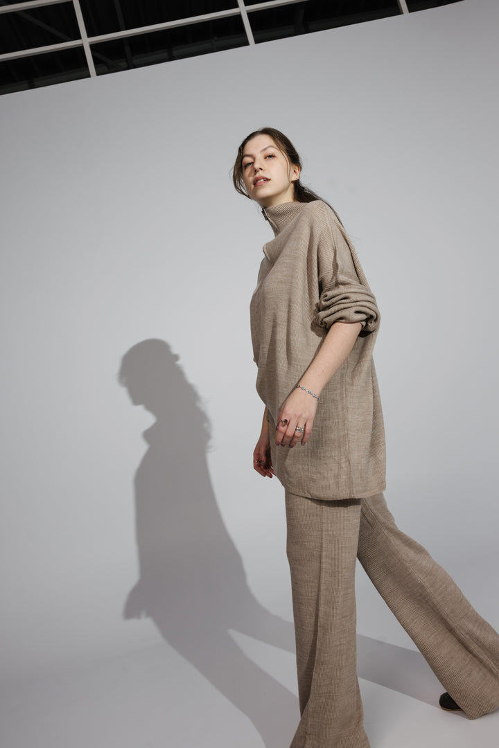 Comfortable Two-Piece Set – Beige