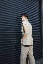 Load image into Gallery viewer, Elegant Gilet Set – Beige