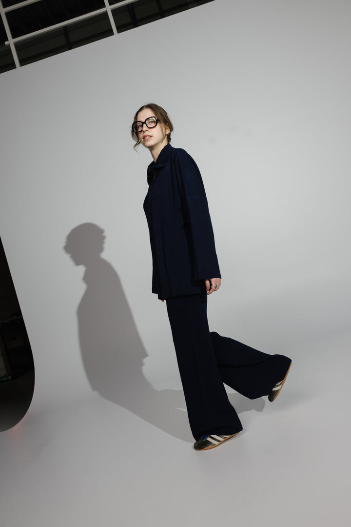 Comfortable Two-Piece Set – Navy