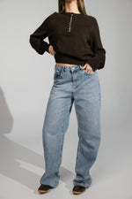 Load image into Gallery viewer, Light Blue Straight Jeans