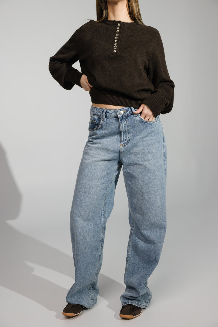 Light Blue Straight Jeans