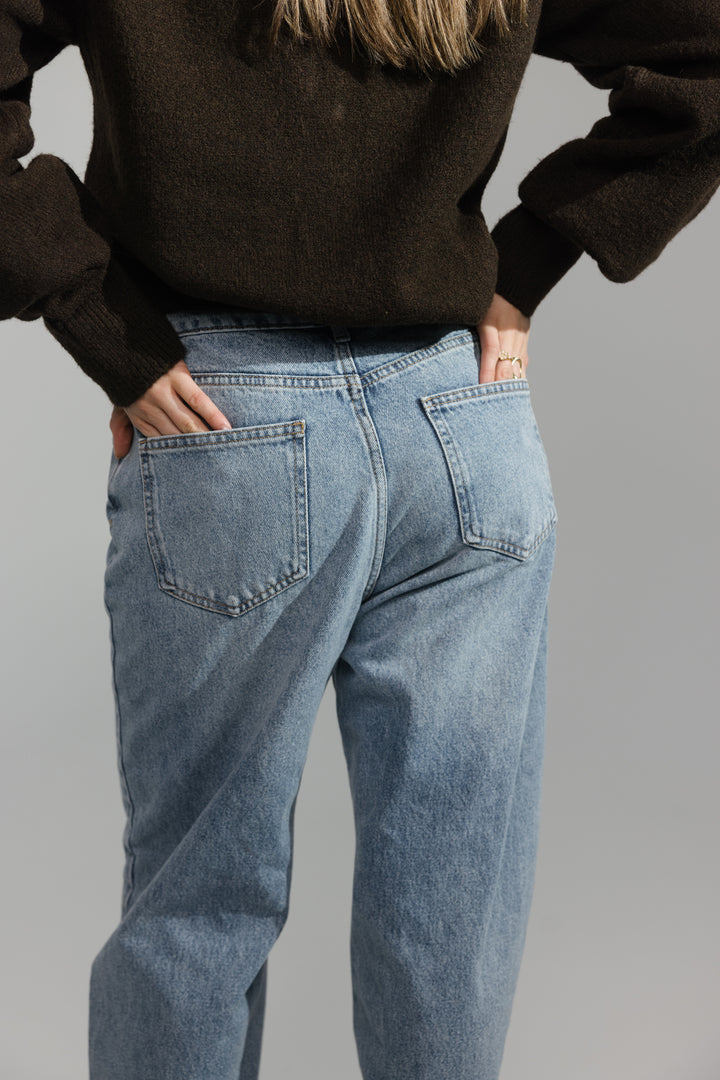 Light Blue Straight Jeans