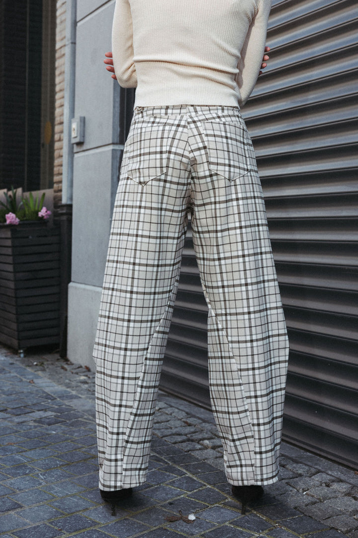 Patterned Baggy Trousers