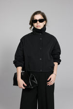 Load image into Gallery viewer, Short Parachute Jacket with High Collar