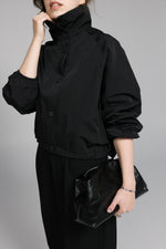 Load image into Gallery viewer, Short Parachute Jacket with High Collar