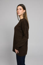 Load image into Gallery viewer, Brown Crew Neck Knitwear