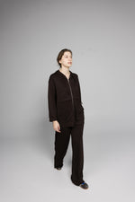 Load image into Gallery viewer, Zipped Lounge Set - Brown