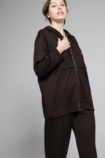 Load image into Gallery viewer, Zipped Lounge Set - Brown