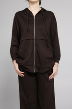 Load image into Gallery viewer, Zipped Lounge Set - Brown