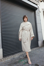 Load image into Gallery viewer, Draped Detail Trenchcoat – Limited Edition
