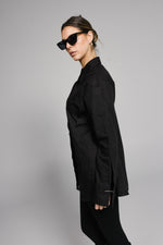 Load image into Gallery viewer, Tailored Blouse with Front Pleat Detail