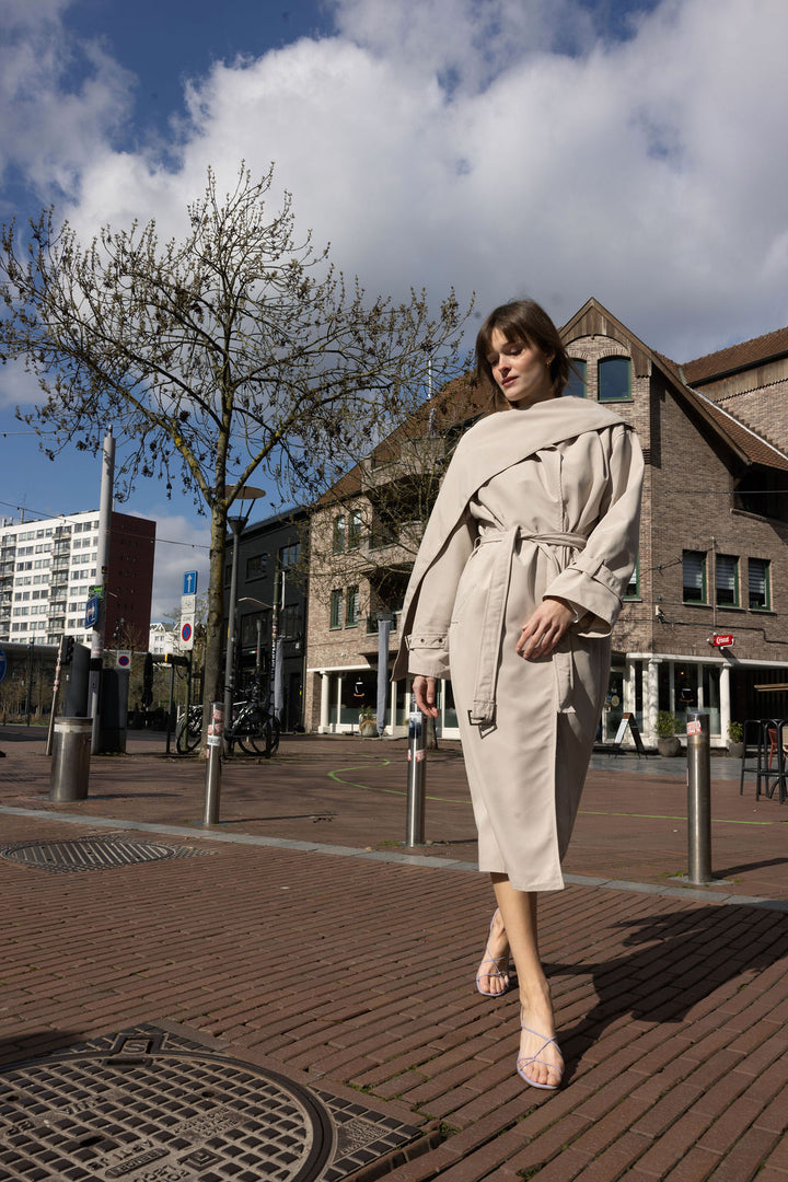 Draped Detail Trenchcoat – Limited Edition