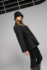 Load image into Gallery viewer, Oversized Quilted Wrap Jacket