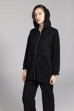 Load image into Gallery viewer, Zipped Lounge Set - Black
