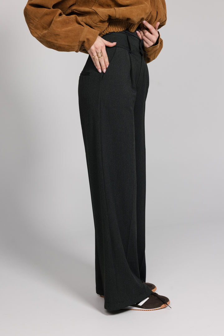 Pleated Tailored Trousers