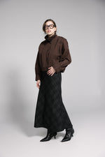 Load image into Gallery viewer, Plaid Midi Skirt