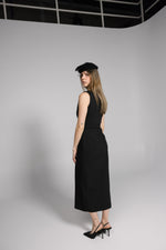 Load image into Gallery viewer, Eva Noir Buttoned