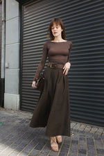 Load image into Gallery viewer, Modal Cashmere Blend Top – Brown