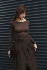 Load image into Gallery viewer, Modal Cashmere Blend Top – Brown