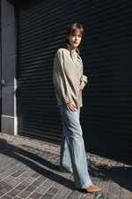 Load image into Gallery viewer, Scarf Collar Blouse – Mint