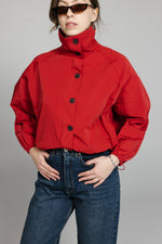 Load image into Gallery viewer, Short Parachute Jacket with High Collar
