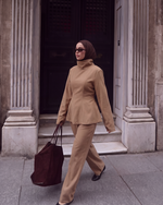 Load image into Gallery viewer, Tie-Back Two-Piece Set - Camel