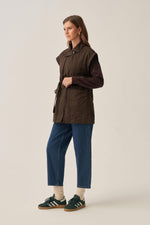 Load image into Gallery viewer, Quilted bodywarmer - Brown