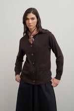 Load image into Gallery viewer, Gabardine gilet - Brown