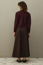 Load image into Gallery viewer, Diamond Patterned Cardigan - Burgundy