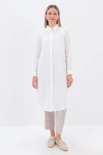Load image into Gallery viewer, Cotton-blend blouse - White