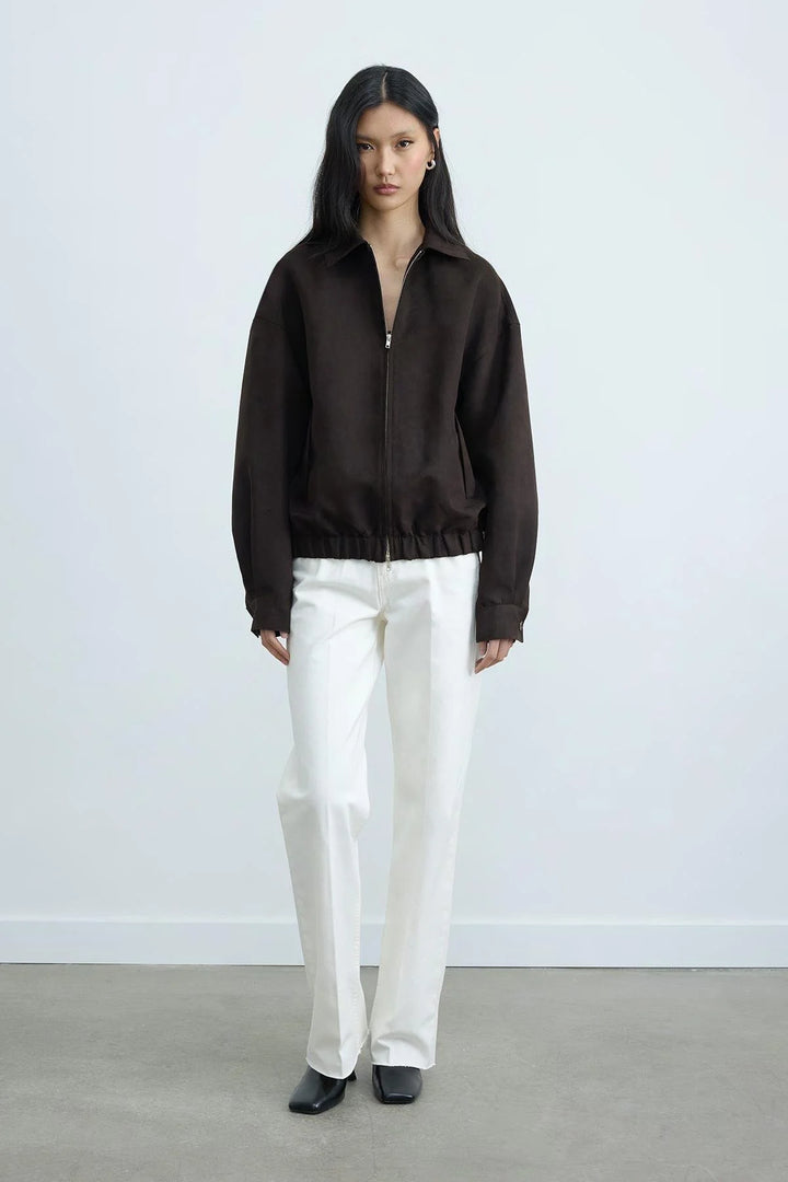 Chiara Suede bomberjack