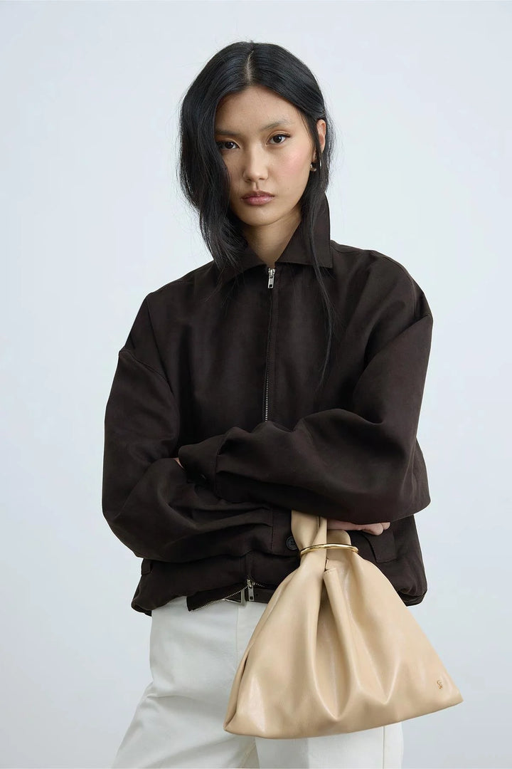 Chiara Suede bomberjack