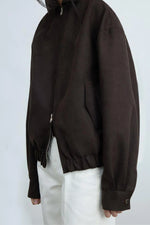 Load image into Gallery viewer, Chiara Suede bomberjack