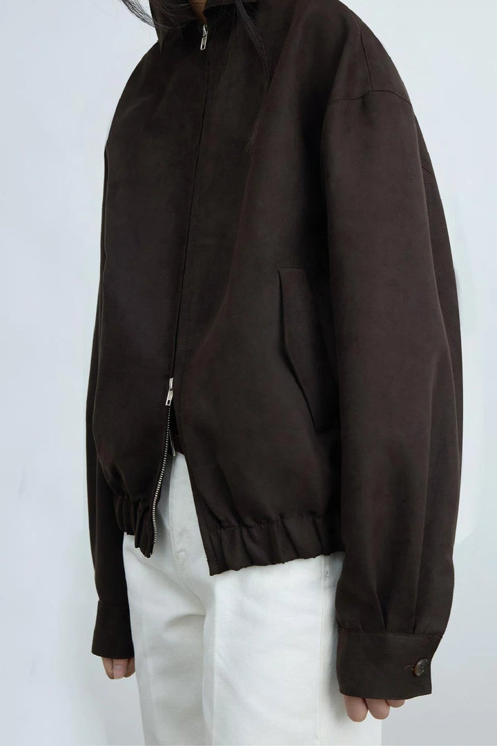 Chiara Suede bomberjack