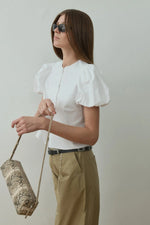 Load image into Gallery viewer, Shirt with puff sleeves - Suud Collection