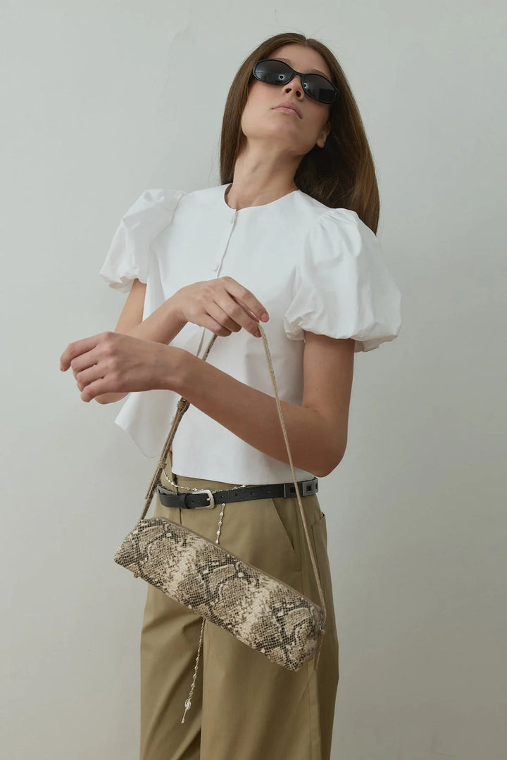 Shirt with puff sleeves - Suud Collection