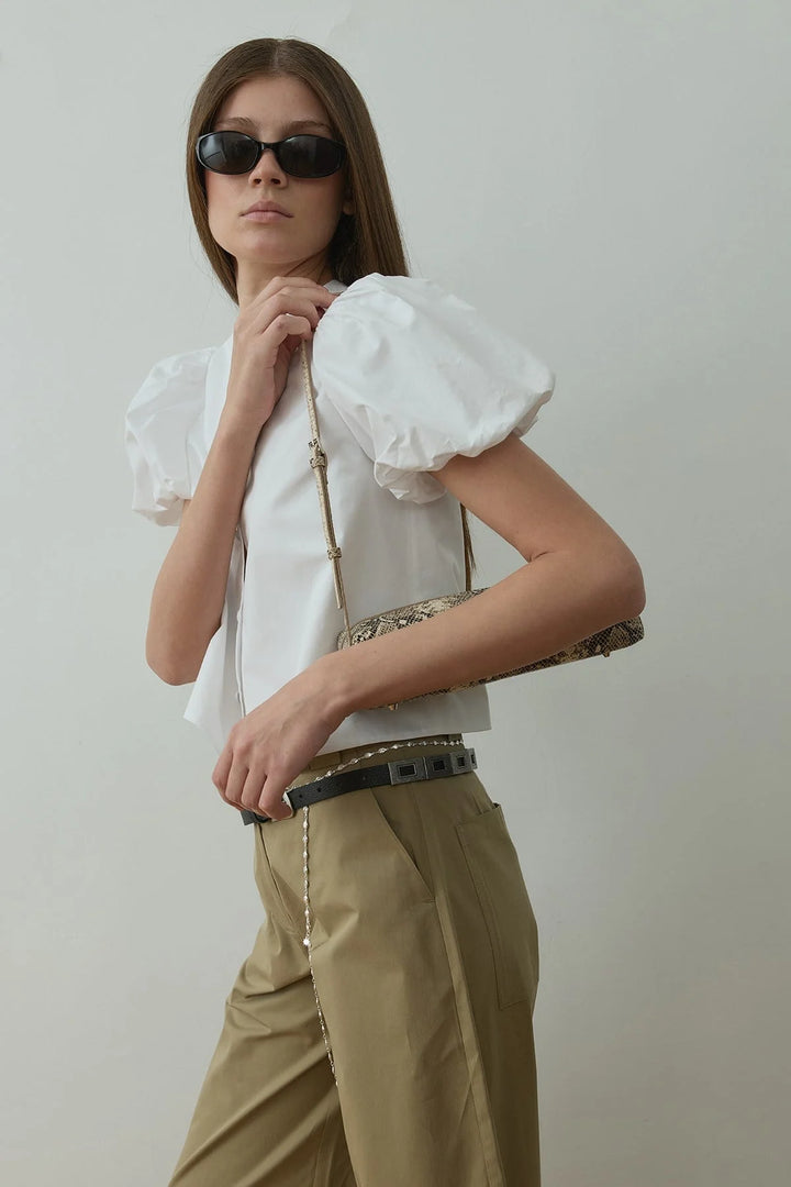 Shirt with puff sleeves - Suud Collection